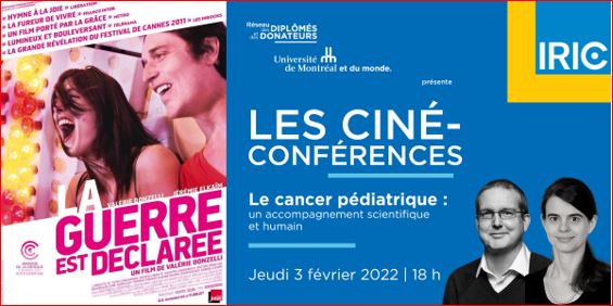 Ciné-conférence: le cancer pédiatrique